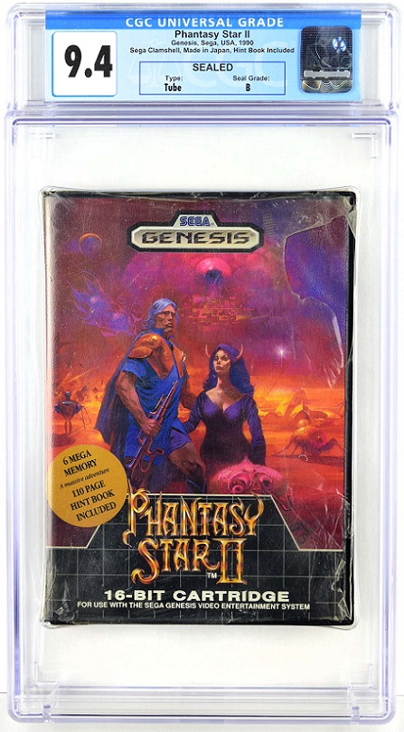 CertifiedLink Phantasy Star II for Sega Genesis