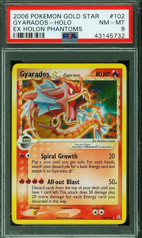 CertifiedLink Pokemon Gyarados card
