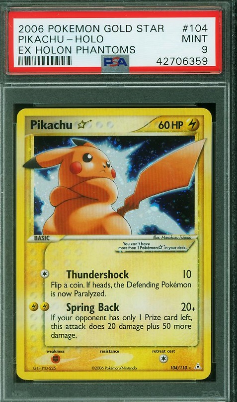 CertifiedLink Pokemon Pikachu card