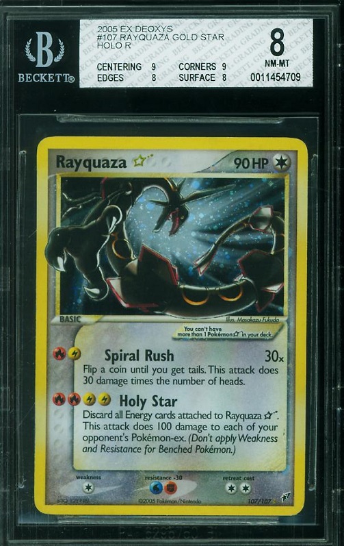 CertifiedLink Pokemon Rayquaza card