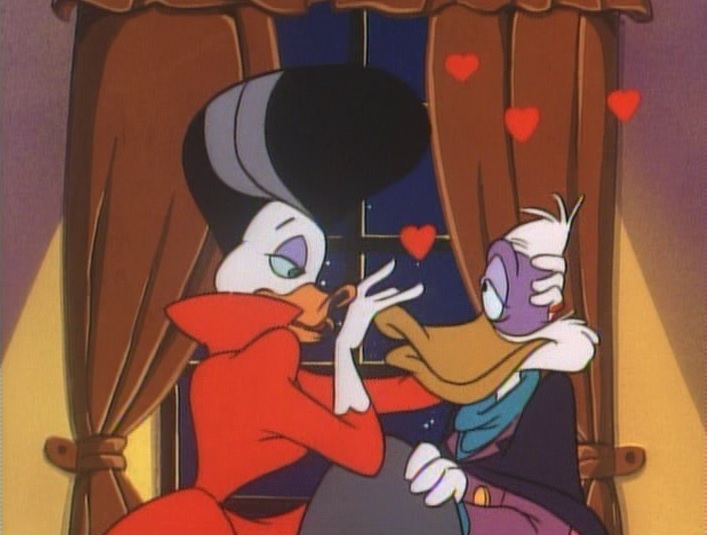 Darkwing Duck with Morgana Macawber