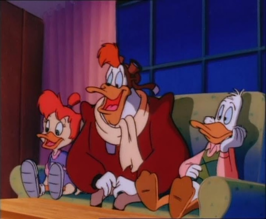Darkwing Duck wtih Goslyn and Launchpad McQuack