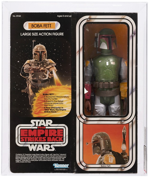 Hake’s Jeff Jacob Collection auction Boba Fett 12” Series figure