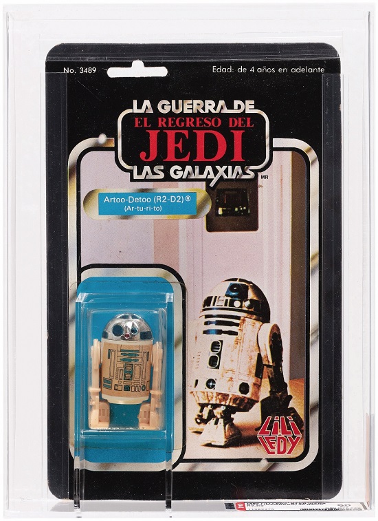 Hake’s Jeff Jacob Collection auction Lily Ledy Artoo-Detoo (R2-D2) 30-back