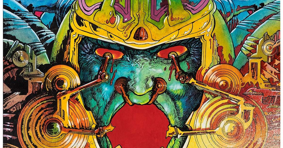 Druillet Métal Hurlant Cover Leads Heritage International Comic Art Auction