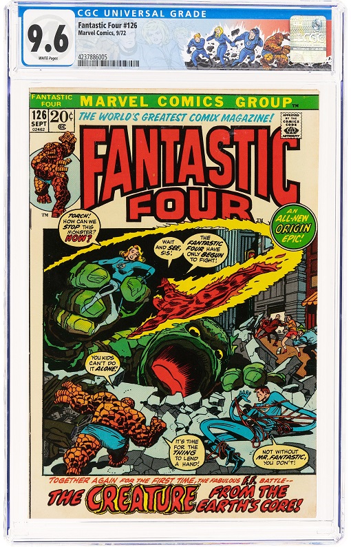 Heritage weekly auction Fantastic Four #126
