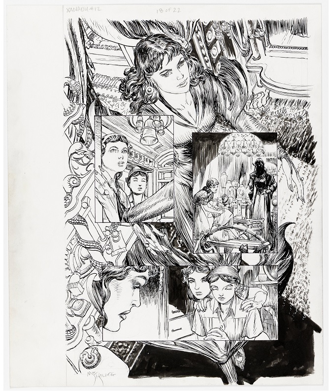 Heritage weekly auction Michael Kaluta’s Madame Xanadu #12 page