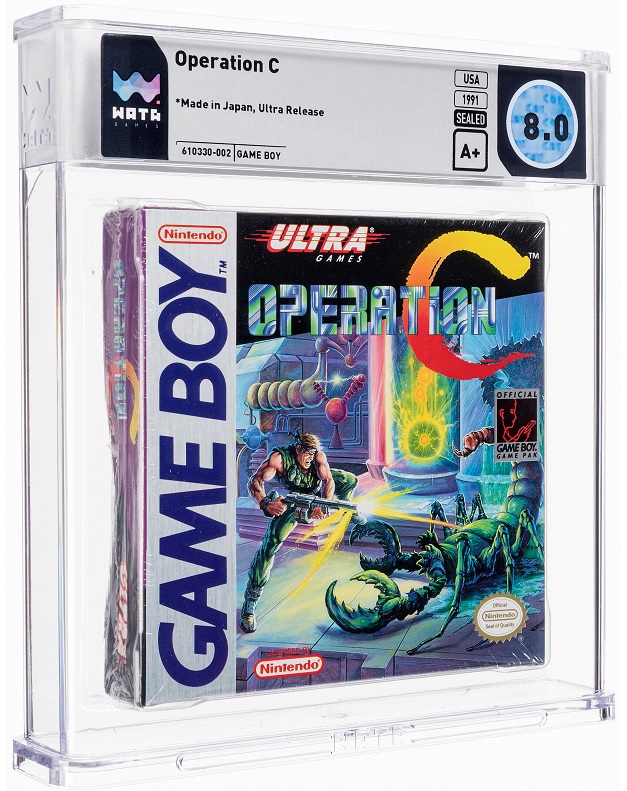 Heritage weekly auction Operation C for Game Boy