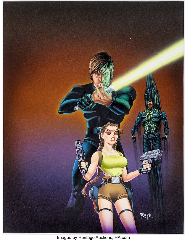 Heritage weekly auction Roko’s Super GamePower #46 crossover illustration