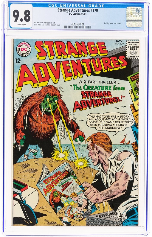 Heritage weekly auction Strange Adventures #170
