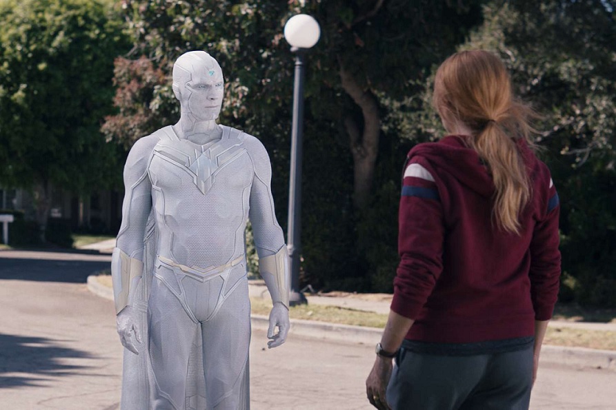 Marvel at NYCC Paul Bettany as White Vision in WandaVision