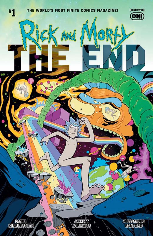 Rick and Morty The End #1 cover A by Dave Bardin