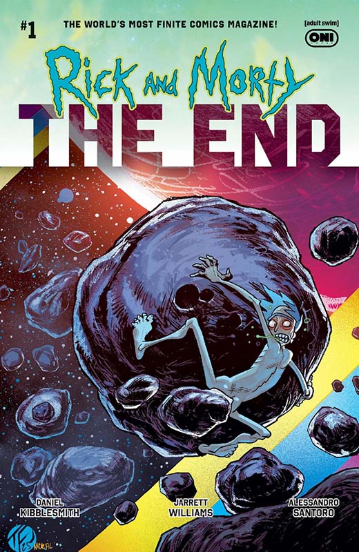 Rick and Morty The End #1 variant cover by Tom Fowler