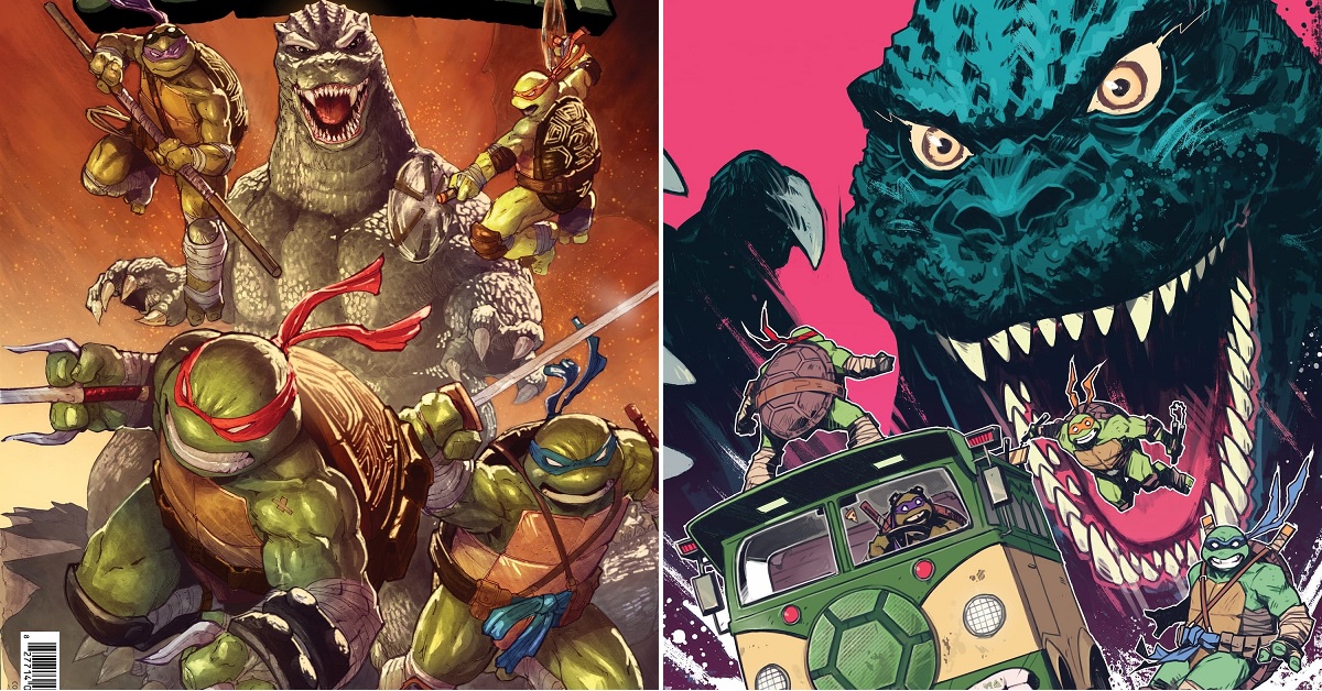 Teenage Mutant Ninja Turtles x Godzilla #1 Gets First Look