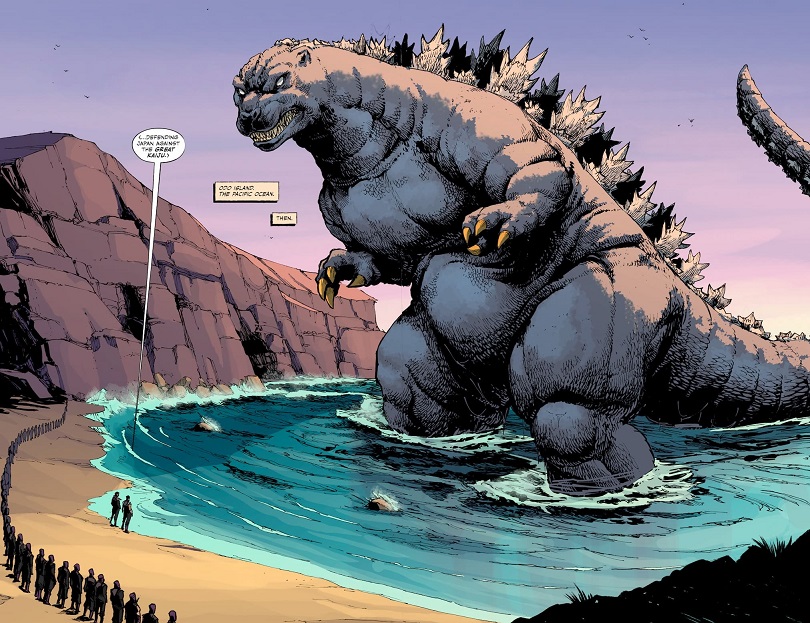 Teenage Mutant Ninja Turtles x Godzilla #1 preview art 2