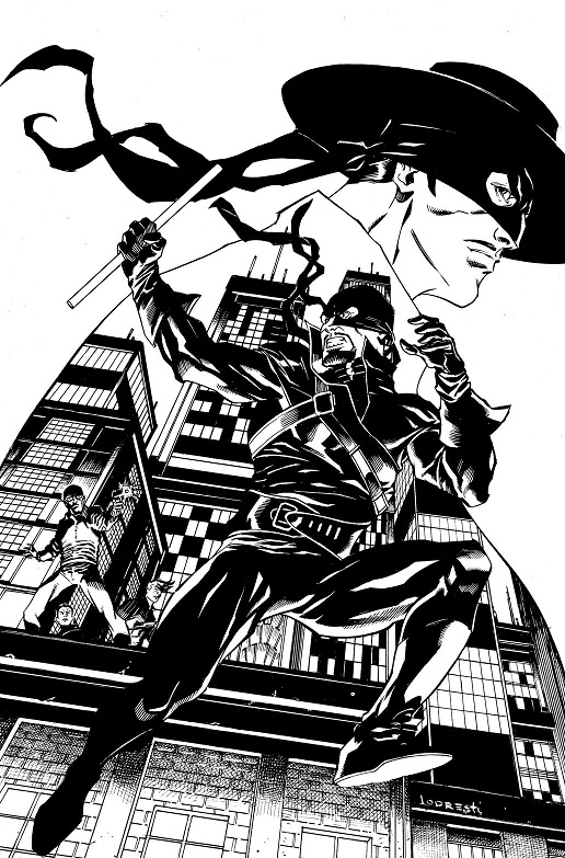 Zorro’s Legacy #1 cover by Aaron Lopresti (art not final)