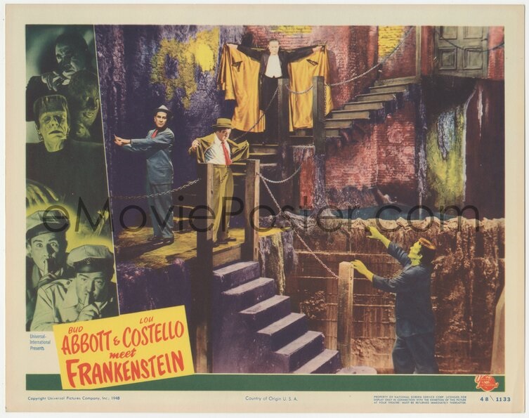eMoviePoster Abbott and Costello Meet Frankenstein lobby card