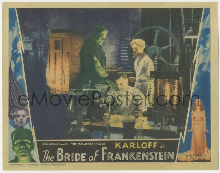 eMoviePoster Bride of Frankenstein lobby card