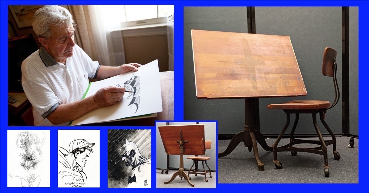 Art Drawn at Al Plastino’s Drawing Table in ComicConnect Auction