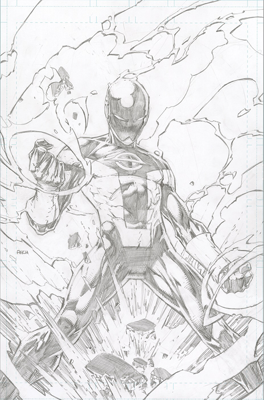 Radiant Black & White cover cover B 1-20 pencils variant by David Finch