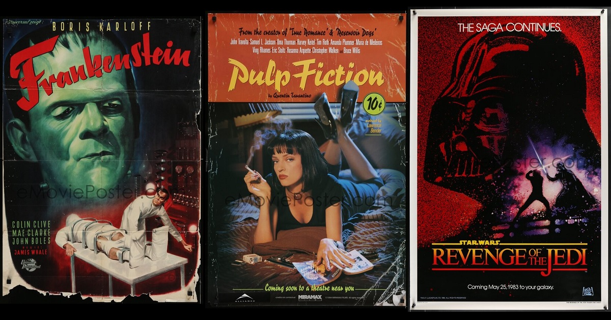 850 Movie & Non-Movie Posters in eMoviePoster Auction