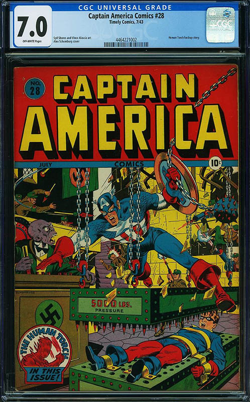 ComicLink Captain America Comics #28