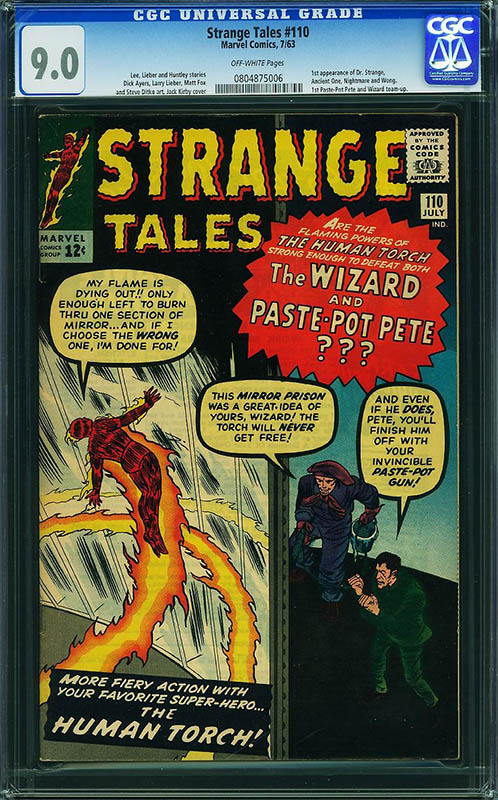 ComicLink Strange Tales #110