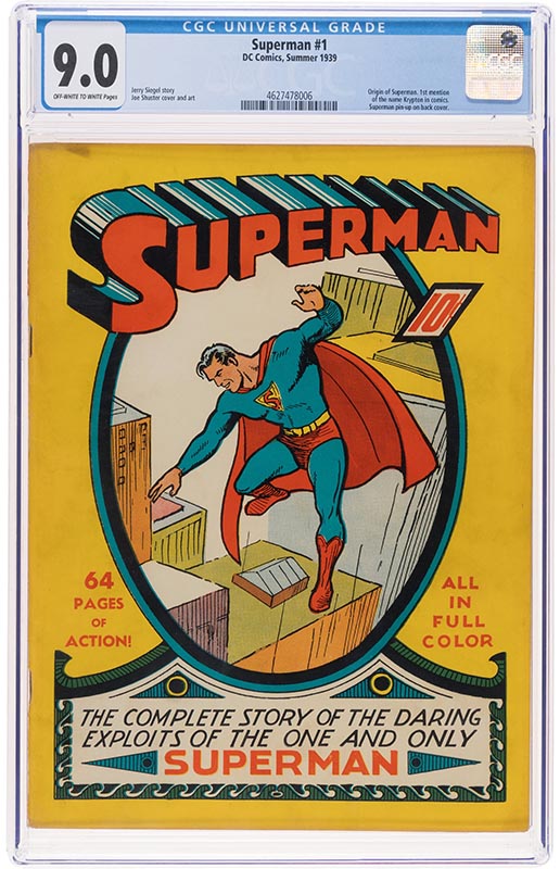 Comics & Art sales of 2025 Superman #1 CGC 9.0 sold for $9.1 million at Heritage