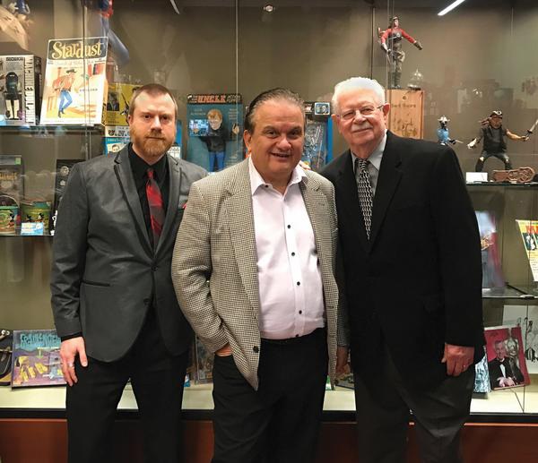 Hake’s President Alex Winter, CEO Steve Geppi, and founder Ted Hake