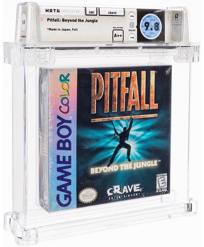 Heritage weekly auction Pitfall Beyond the Jungle for Game Boy Color