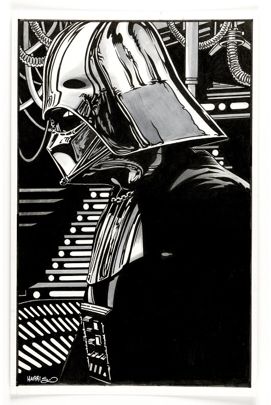 Heritage weekly auction Tony Harris’ Darth Vader illustration