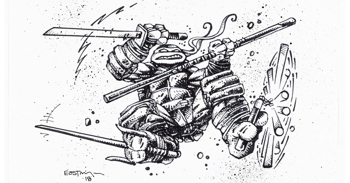 Eastman TMNT Sketch, Festive X-Men Issue at Heritage