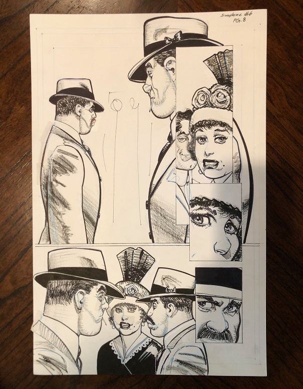 Hero auction Howard Chaykin’s Sunshine Patriots #6 page 8
