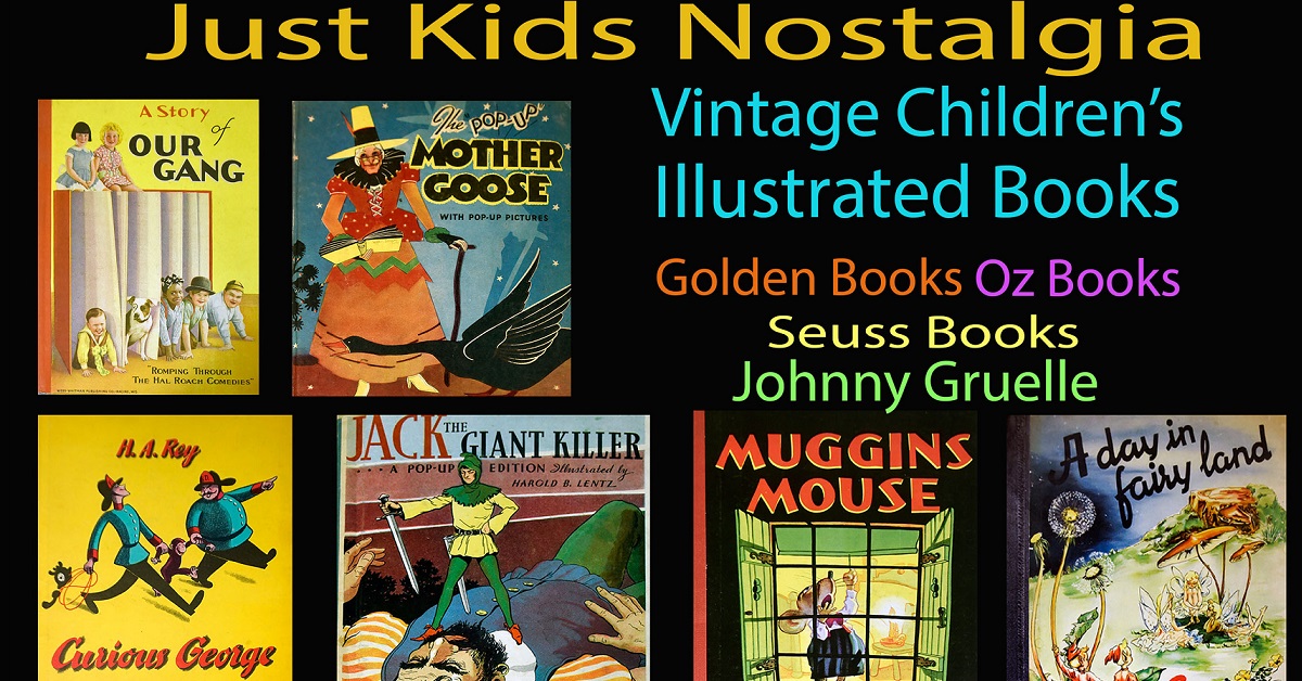 Just Kids Nostalgia to Sell Vintage Children’s Illustrated Books