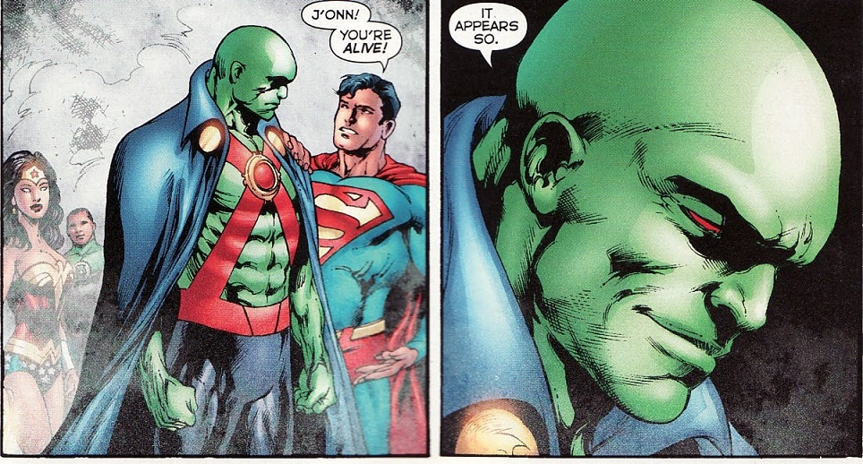 Martian Manhunter after one of his resurrections
