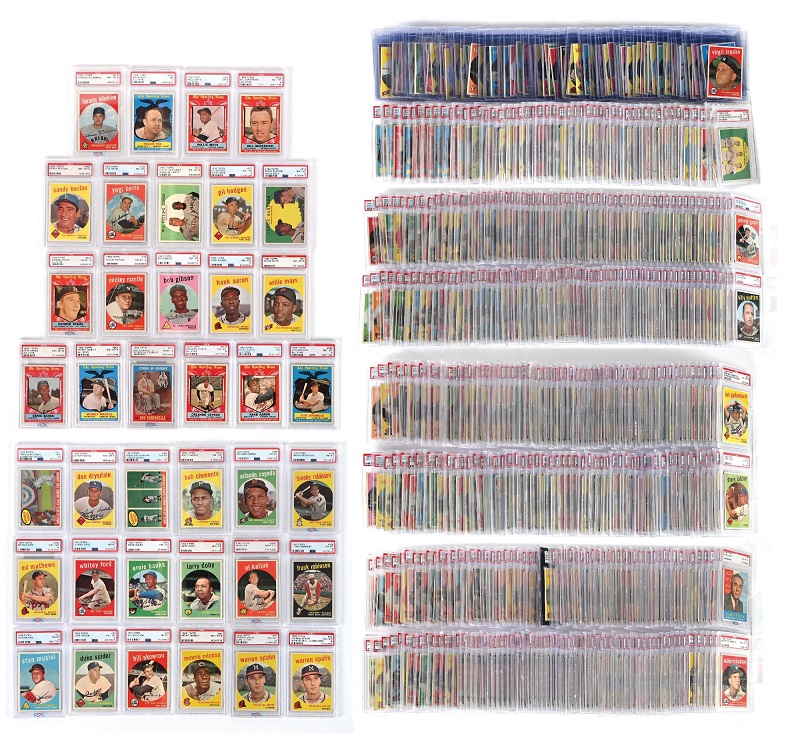 Morphy toy auction Complete set of 1959 Topps baseball cards