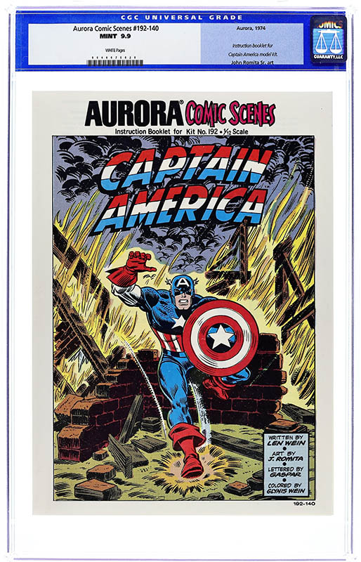 MyComicShop Aurora Comic Scenes Captain America #192