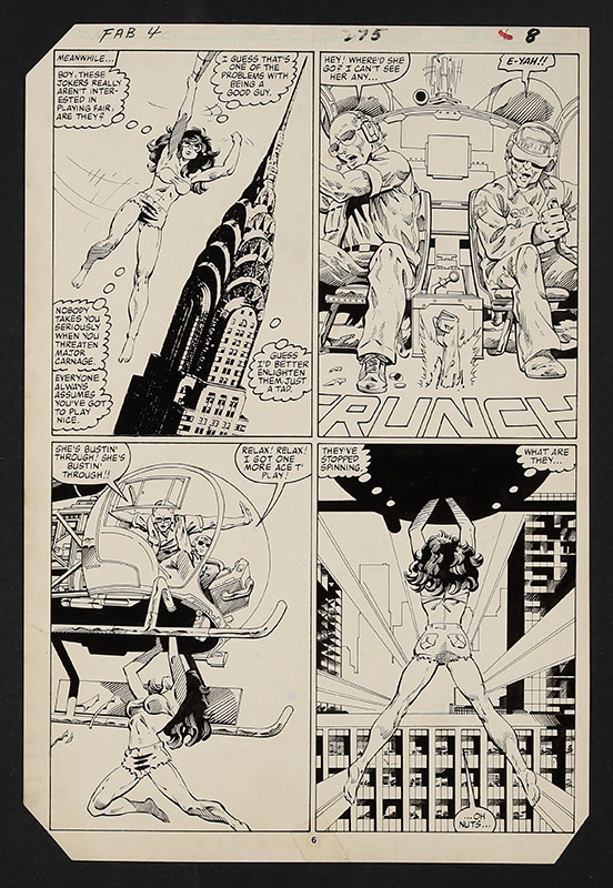 MyComicShop John Byrne Fantastic Four #275 page