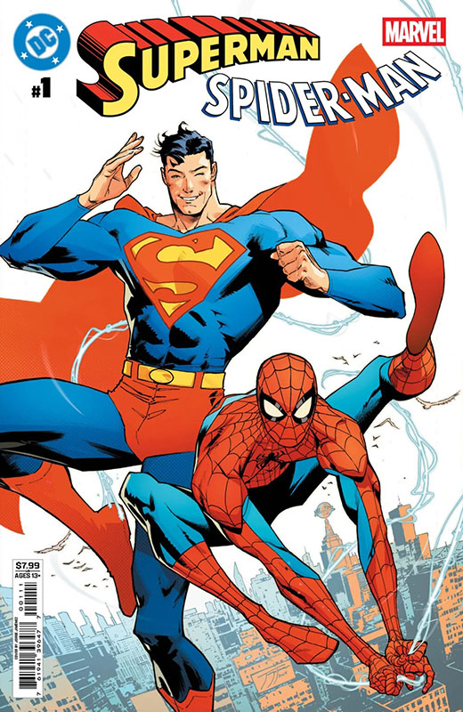 Superman-Spider-Man #1 cover by Jorge Jiménez