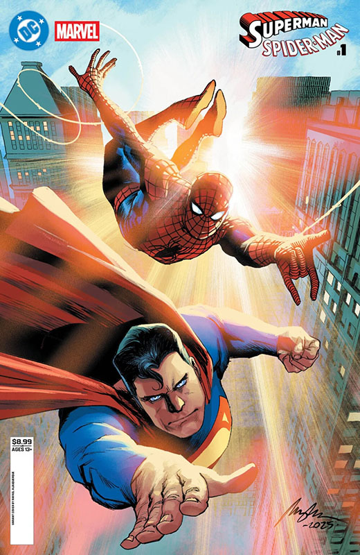 Superman-Spider-Man #1 cover by Raphael Albuquerque