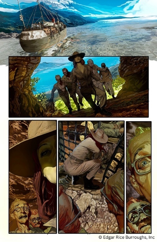 Tarzan Beyond interior art by Renato Guedes (art not final)