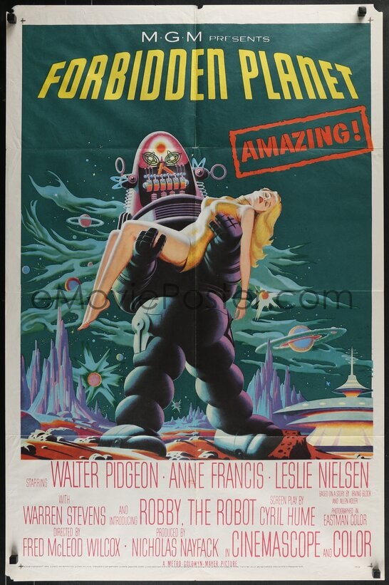 eMoviePoster Forbidden Planet one-sheet