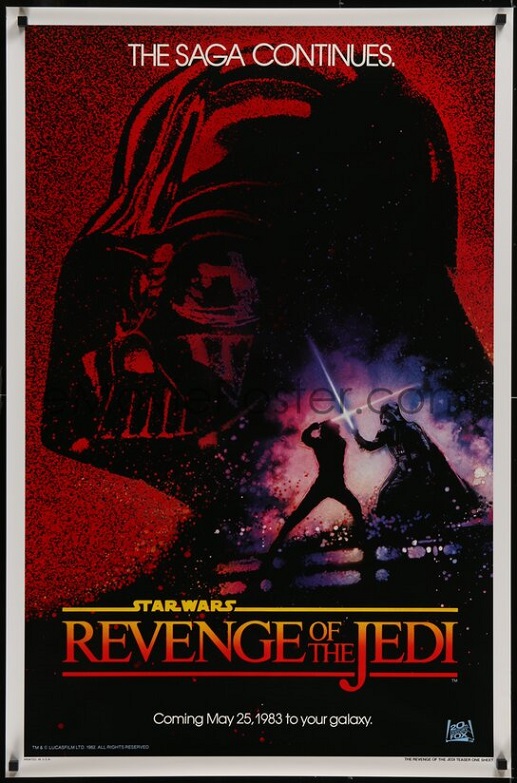eMoviePoster Return of the Jedi dated teaser one-sheet