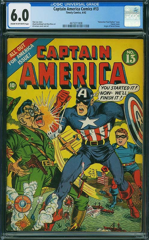 ComicLink Captain America Comics #13