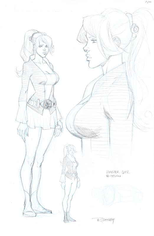 ComicLink Ryan Ottley Invincible Monster Girl redesign