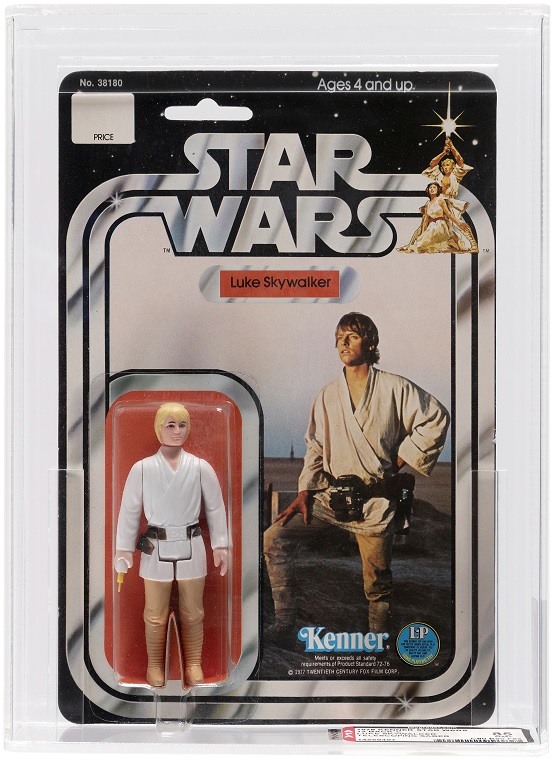 Hake’s auction Luke Skywalker double-telescoping figure
