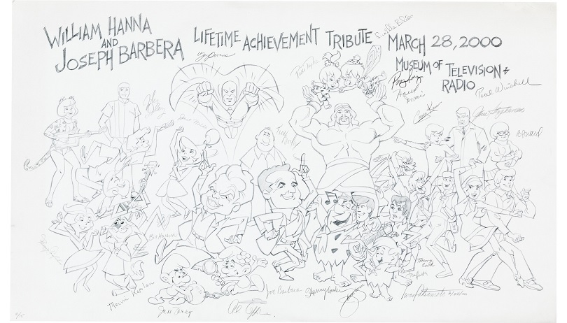 Heritage auction Lifetime Award limited edition lithograph with multiple signatures