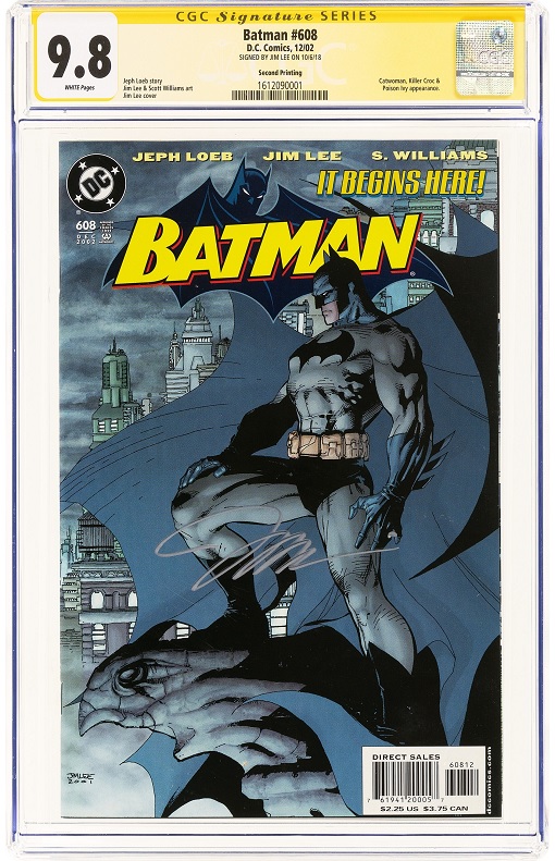 Heritage weekly auction Batman #608