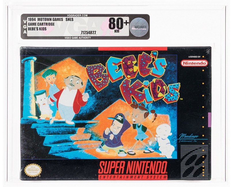 Heritage weekly auction Bebe’s Kids for Super Nintendo