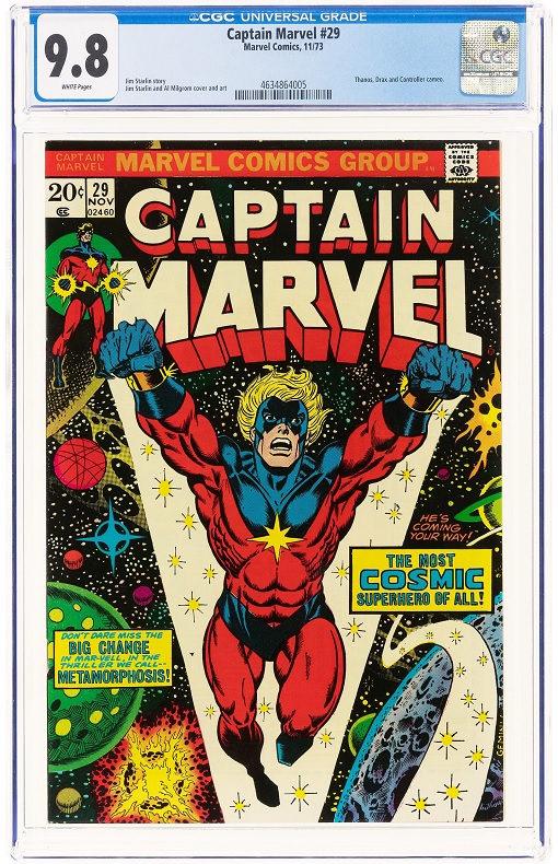 Heritage weekly auction Captain Marvel #29
